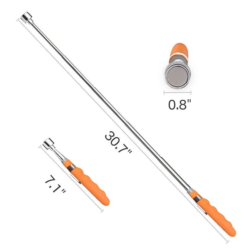DAYSLIVES Christmas Gifts for Men Women Christmas Birthday Father's Day -Telescoping Magnetic Pick Up Tool Extendable 31" 20 lb- Telescopic Magnet Stick Useful for Hard-to-Reach,Sink Drains Mechanic Automotive - Image 2